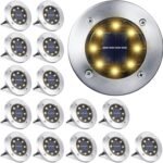 16 Pack Solar Lights Outdoor IP65W