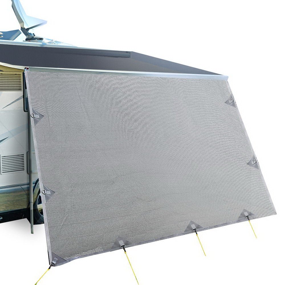 Caravan Awning Privacy Screen 4.3m - Grey