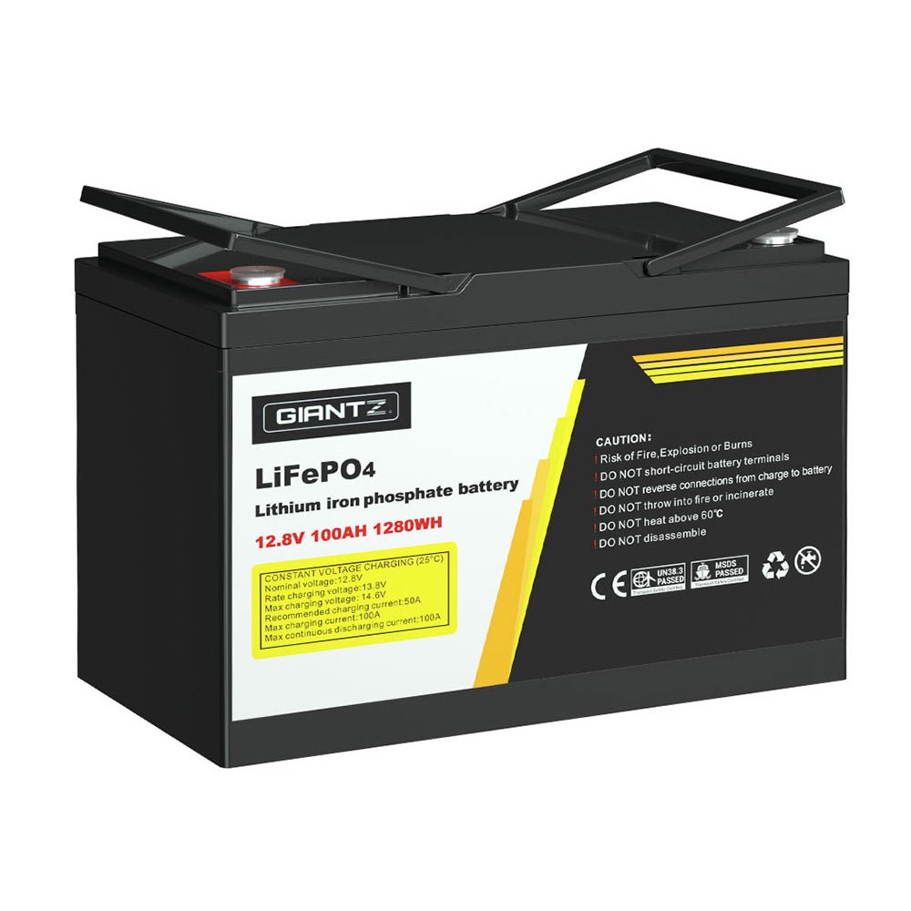 Giantz 100Ah LiFePO4 Deep Cycle Battery 12V