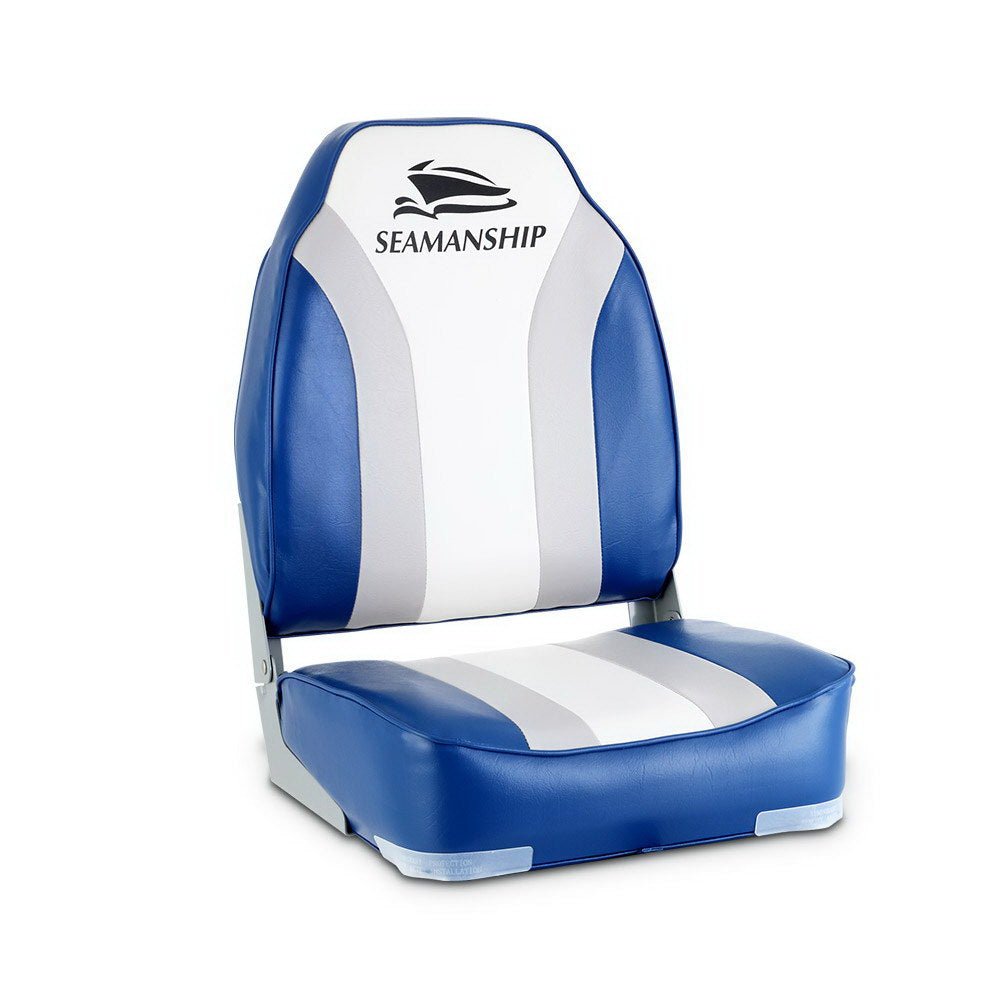 Seamanship Folding Boat Seats with Swivels — 2 Pack