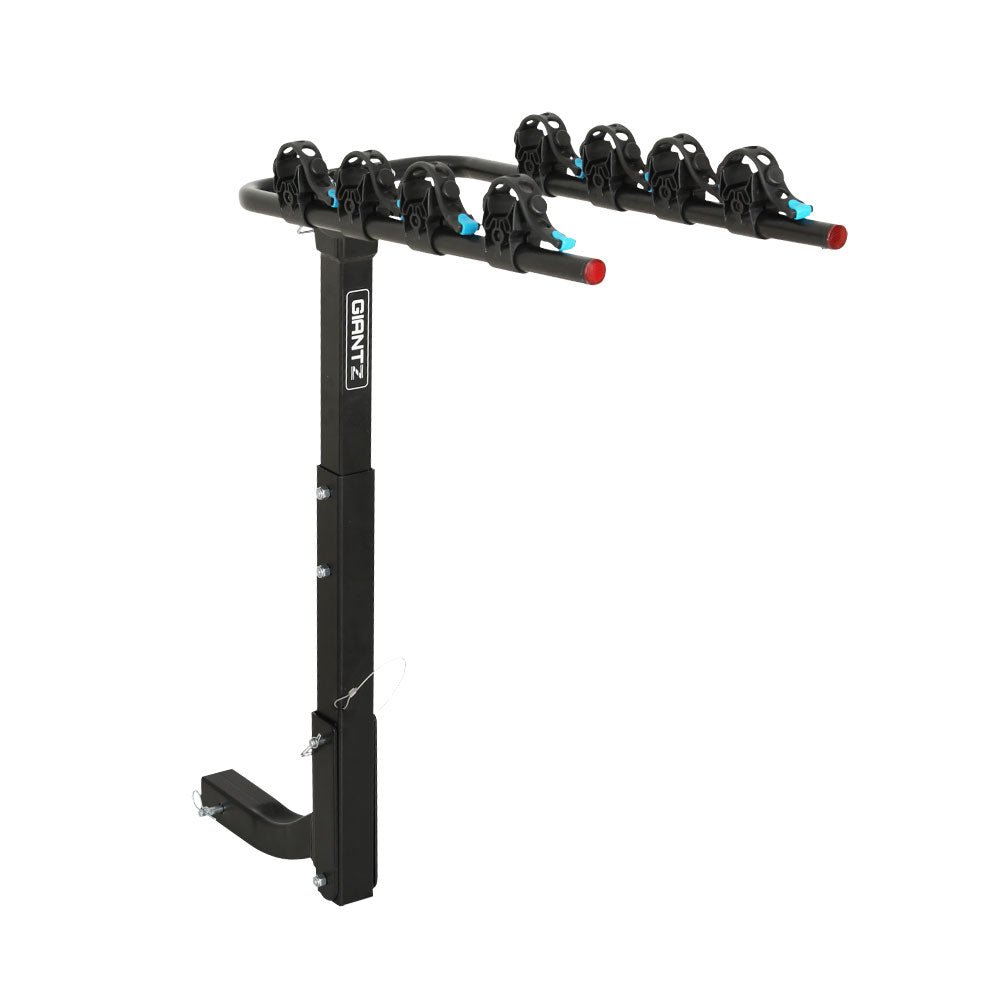 Giantz 4 Bike Towbar Carrier 2 Inch Hitch
