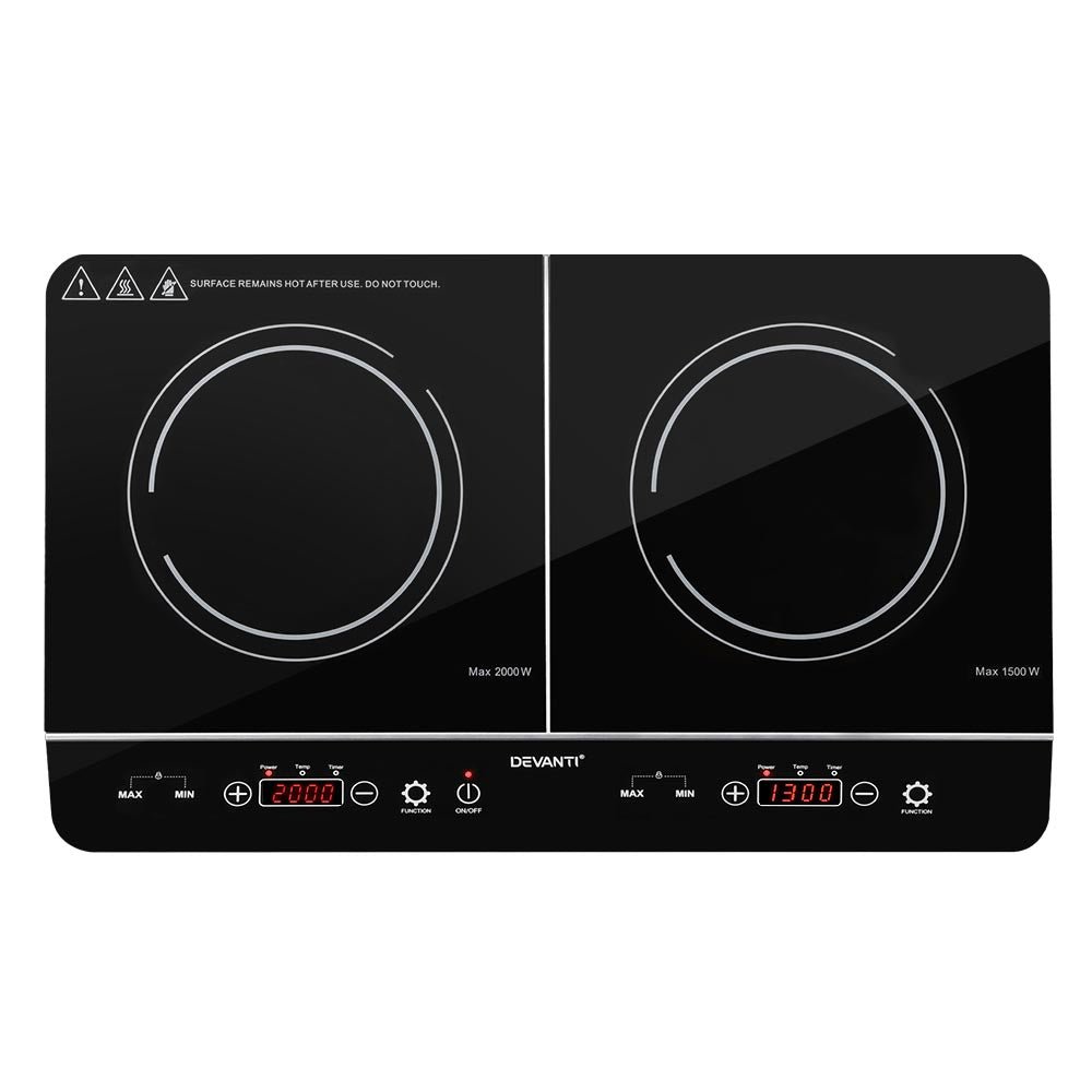 Devanti 60cm Dual-Zone Induction Cooktop