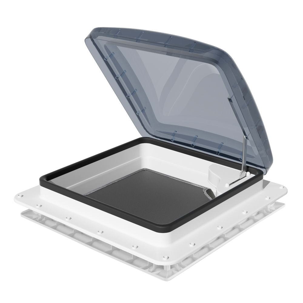 Weisshorn Caravan Roof Vent Hatch - White/Black