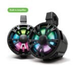 EcoXgear ExtremeTower TA8 8in Amplified Speakers Black