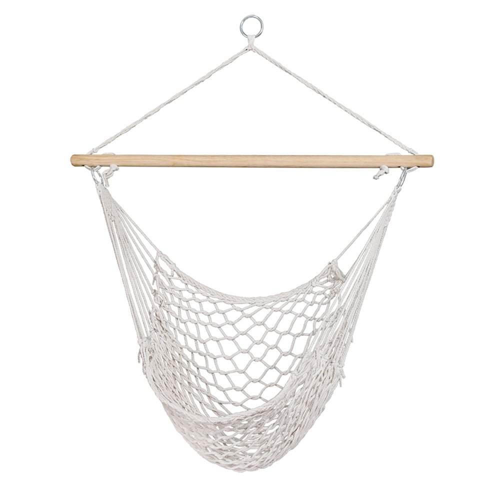 Gardeon Mesh Hammock Chair – Cream