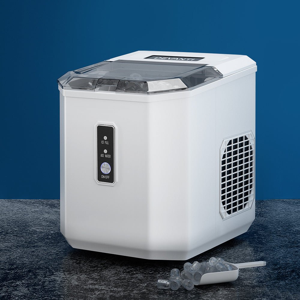 Devanti 12kg Portable Ice Maker – Countertop Black