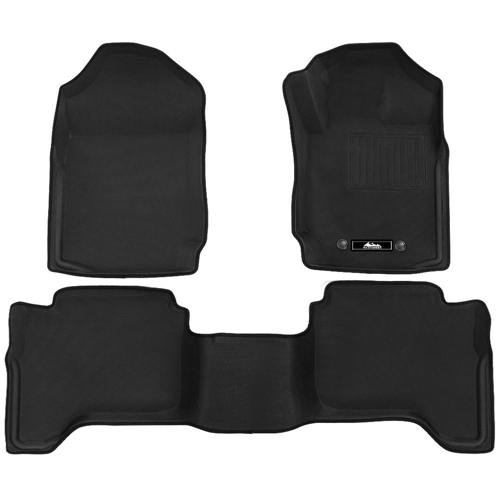 Mazda BT-50 Dual Cab 3D Floor Mats 2012-2021