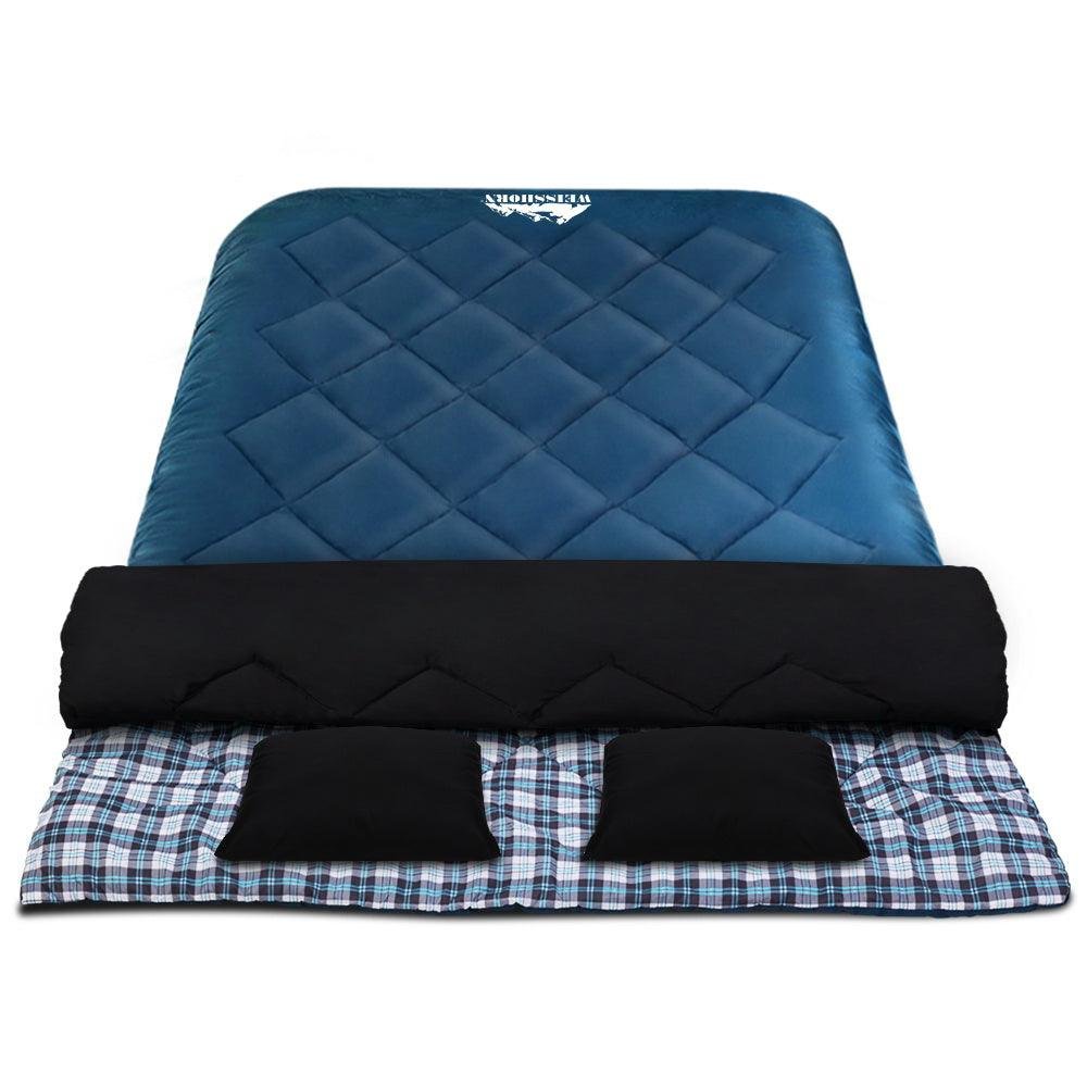 Weisshorn Double Sleeping Bag -10°C – Navy