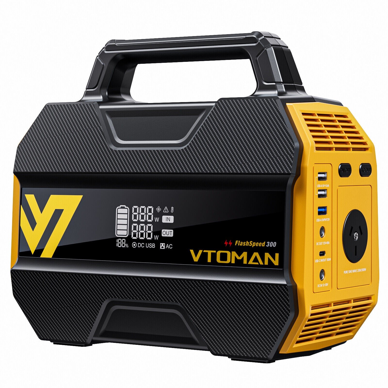 VTOMAN FlashSpeed 300 Power Station 600W