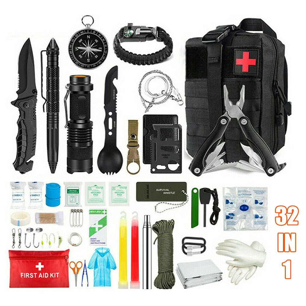 Tactical Emergency Survival Kit – 30+ Piece