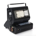 Portable Butane Camping Heater – (1.3kW Black)