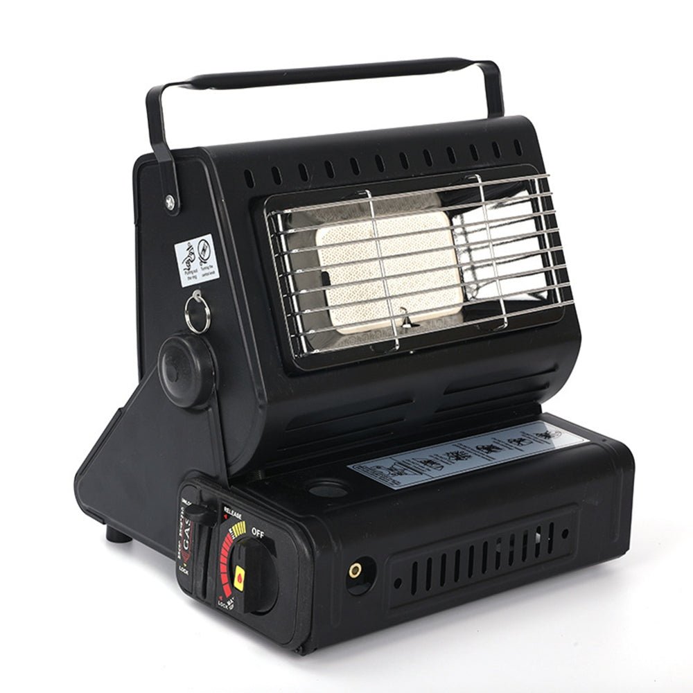 Portable Butane Camping Heater – (1.3kW Black)
