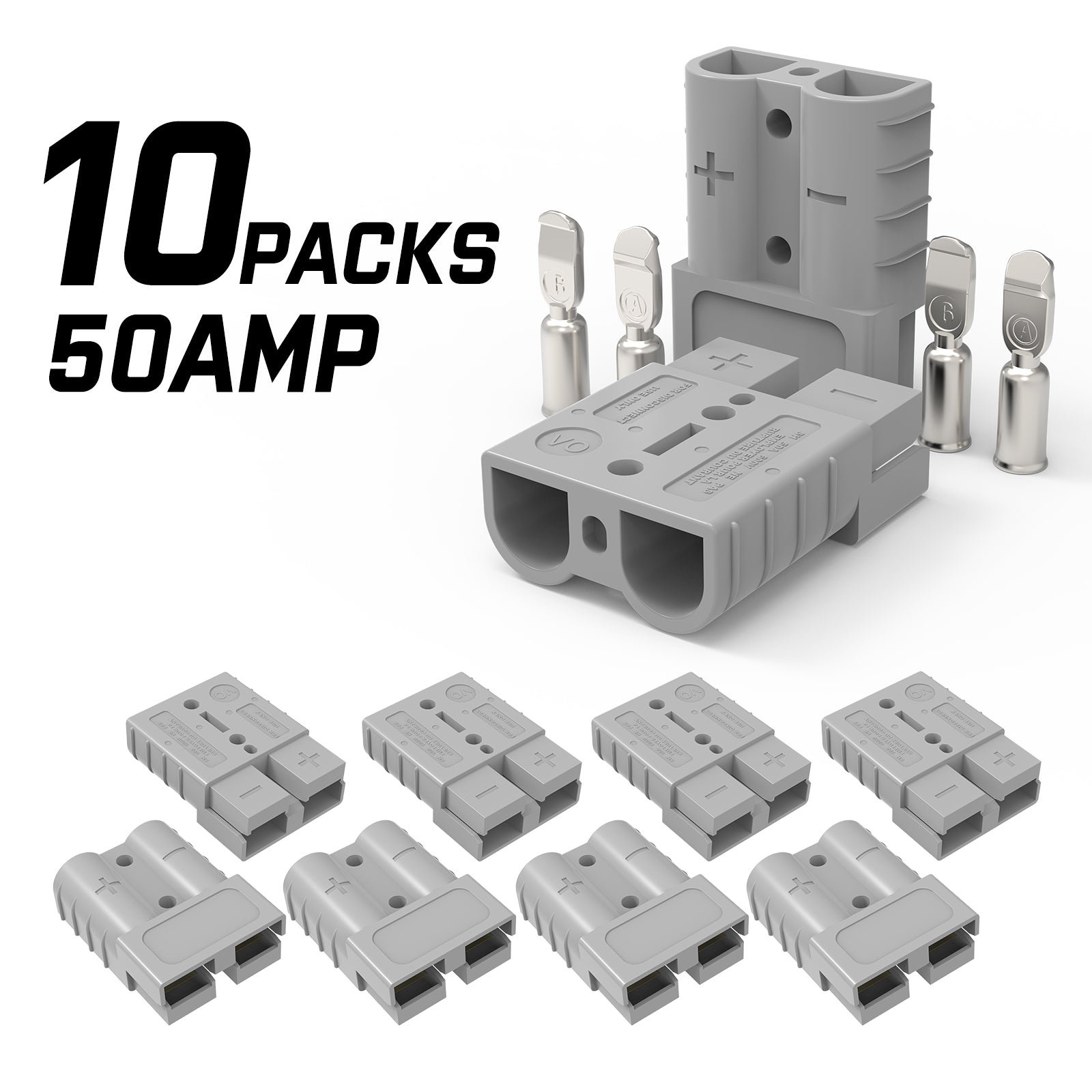 X-BULL 50A Anderson Style Plugs 10 Pack