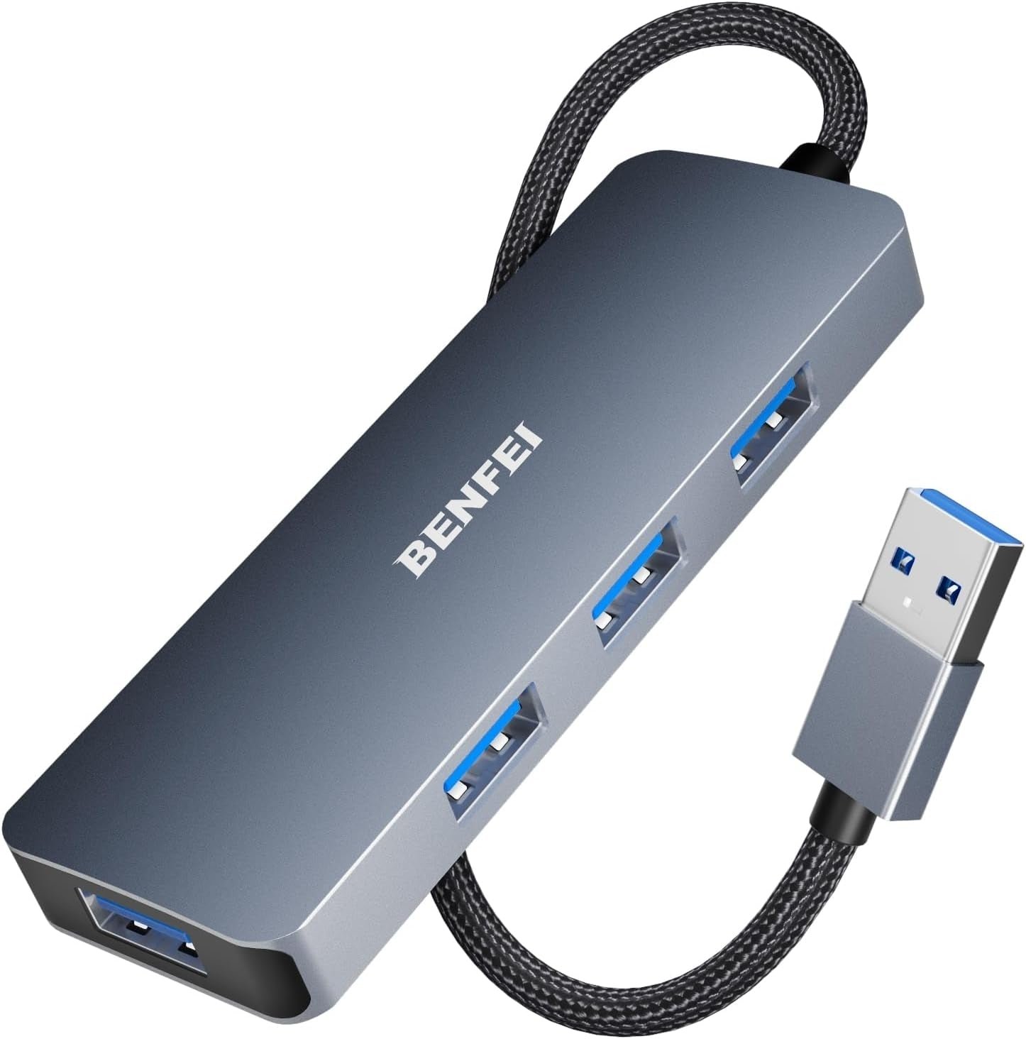 BENFEI 4-Port USB 3.0 Hub Ultra-Slim