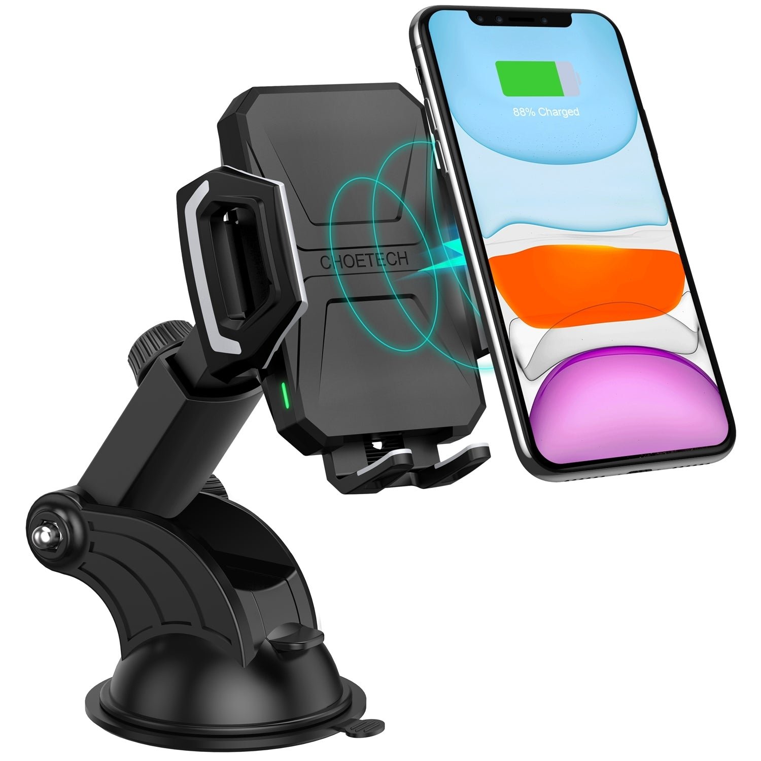 CHOETECH 15W Wireless Car Charging Dock