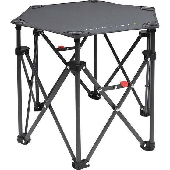 Wanderer Hex Small Quad Fold Camp Table