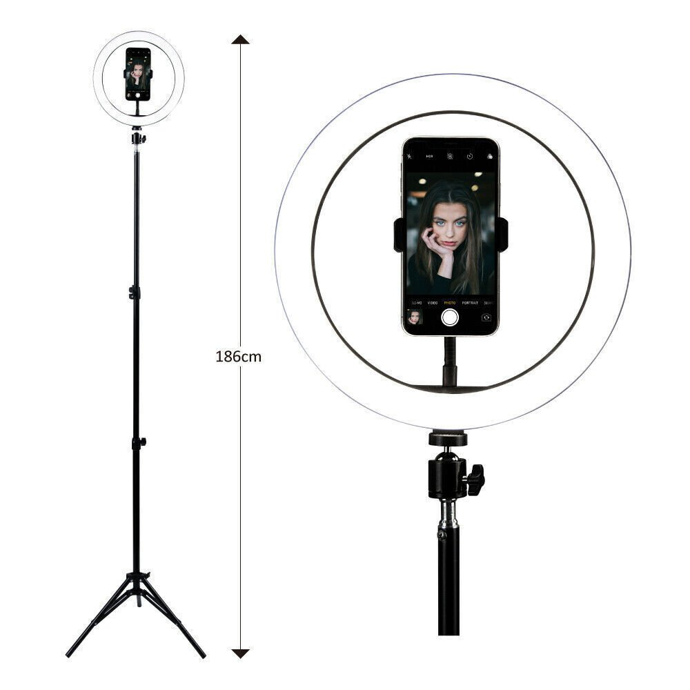 26cm LED Ring Light with Tripod & Phone Holder