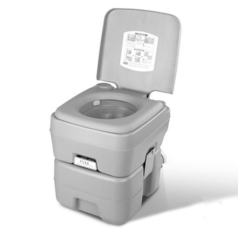 Portable Camping Toilet 20L - Grey