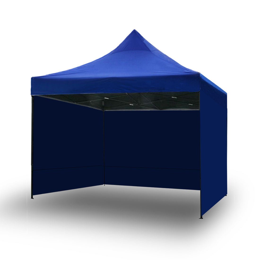 3x3m Pop-Up Gazebo with Side Wall – Blue