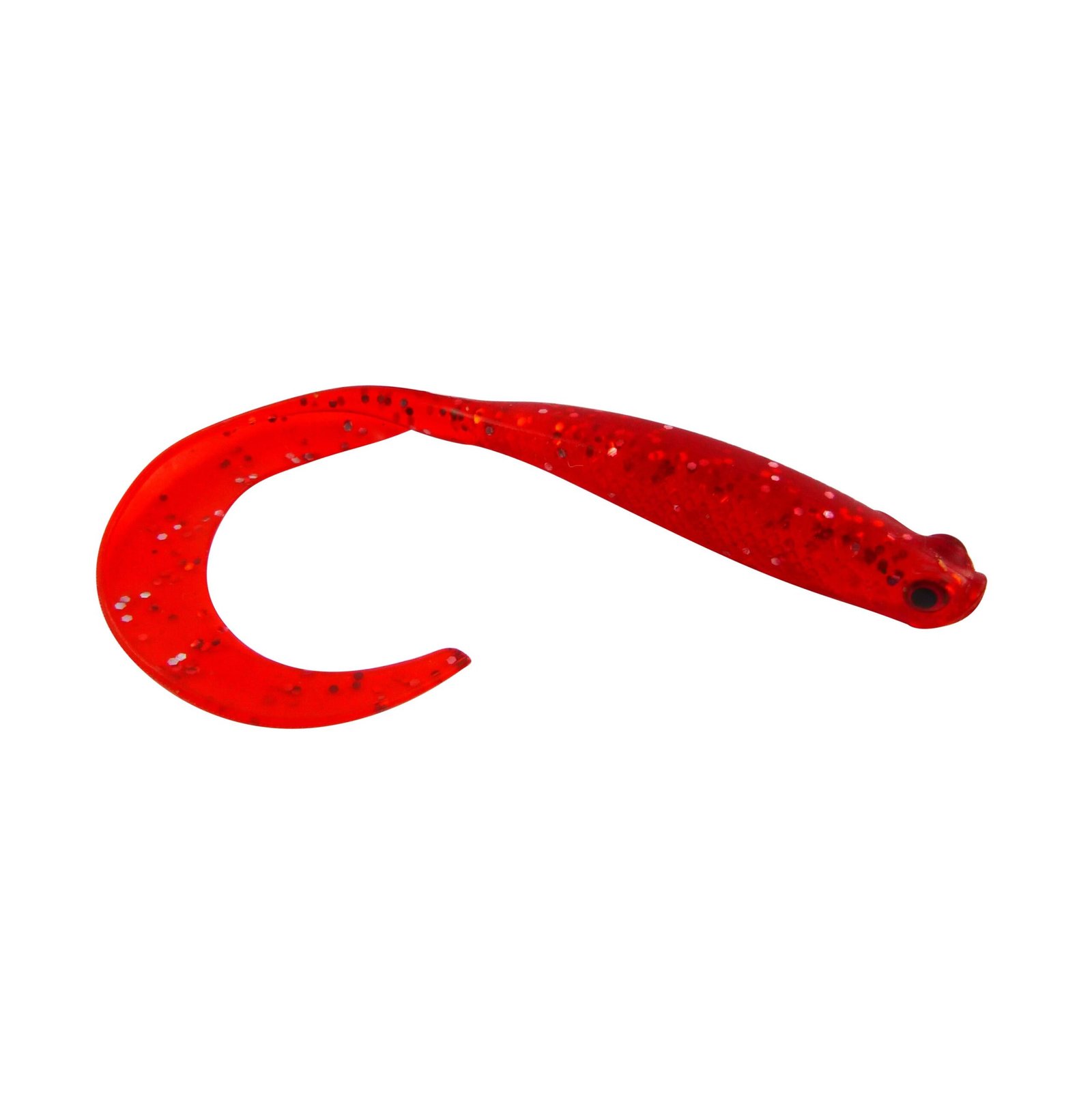 Swimerz 100mm VTail Soft Plastic Lure – Red Glitter 5pk