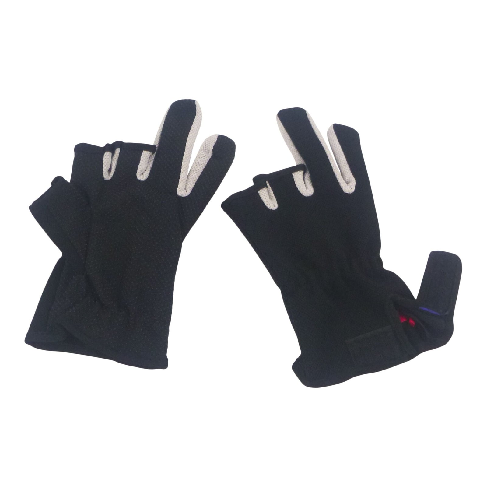 3 Finger Fishing Gloves Black - Blue Seas Tackle Co
