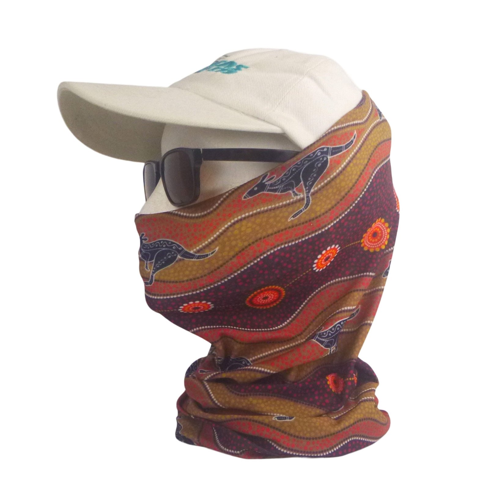 BSTC Head Sock – Kangaroo Print Sun Cover