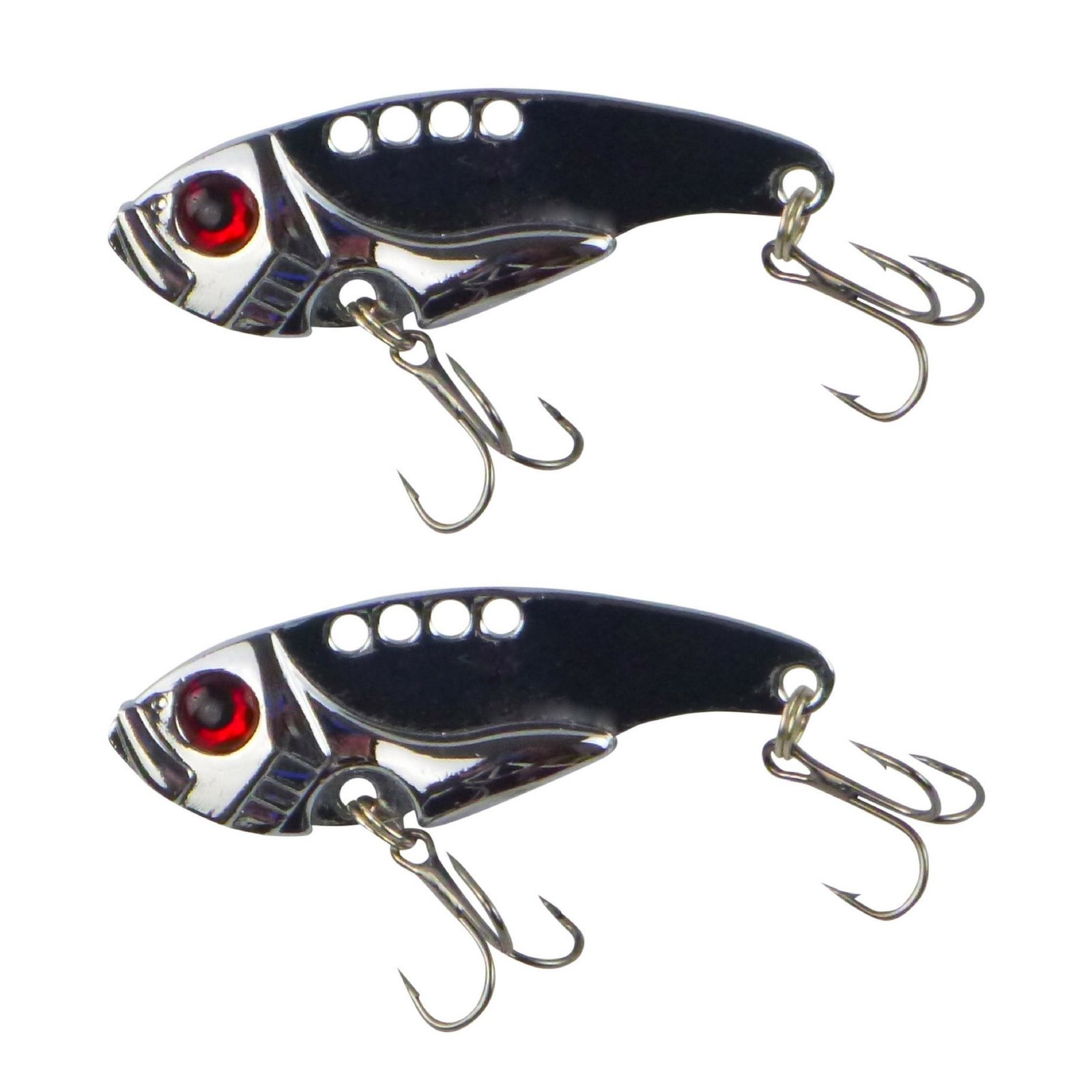 Finesse Silver Flash Metal Blade Lure 55mm – 2 Pack
