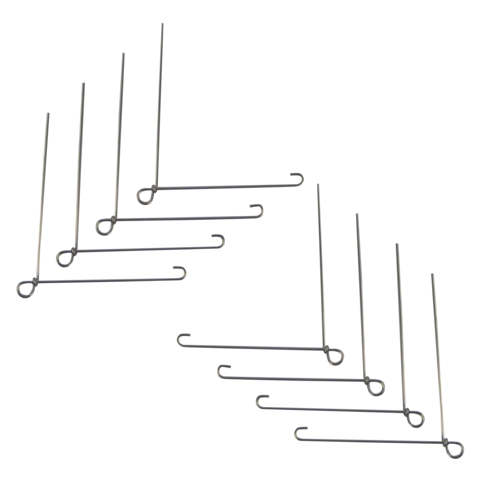 Artizan Medium Closed-Eye Spinnerbait Wire Forms – 8 Pack
