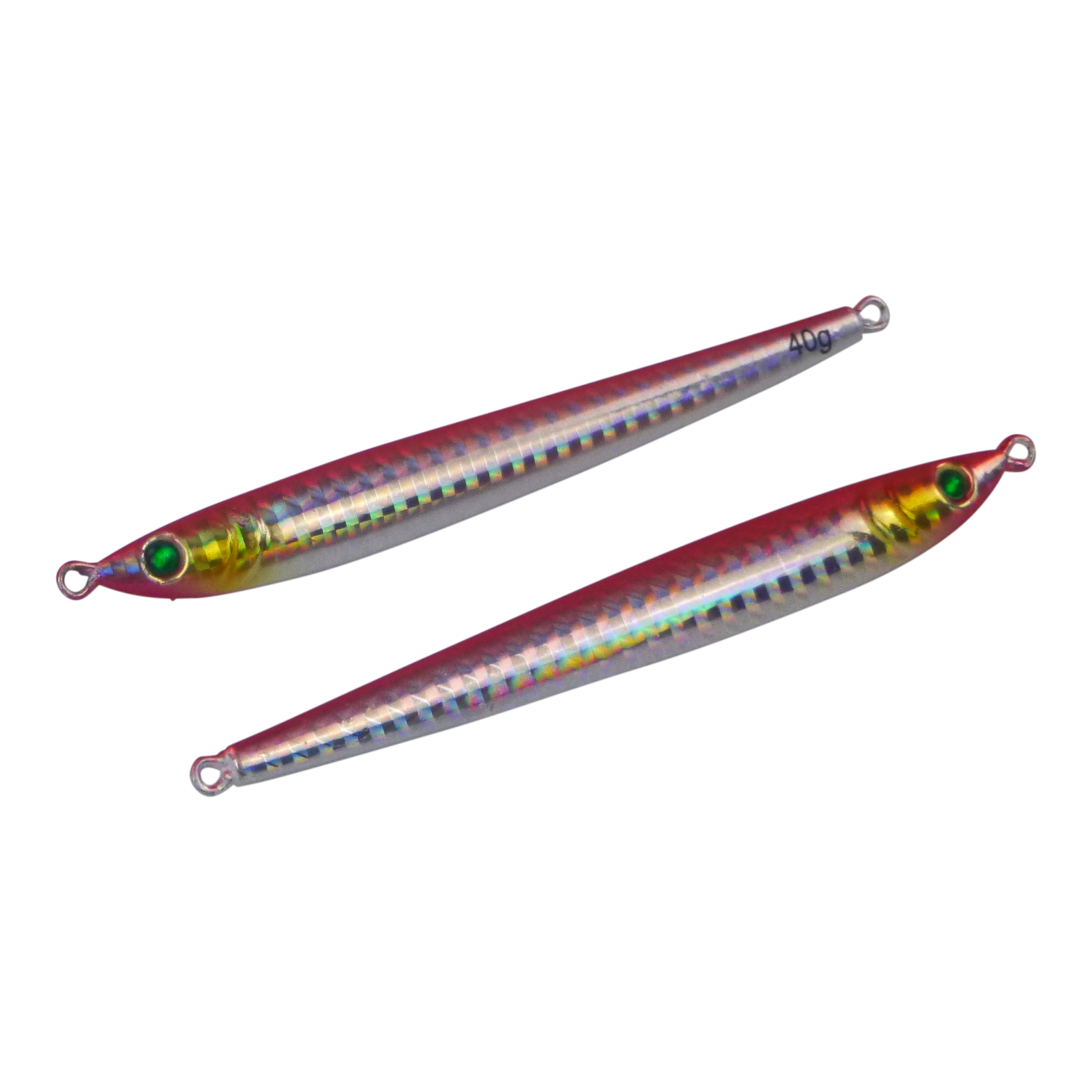 Pencil Jig 40g Magenta Silver 2 Pack - Finesse
