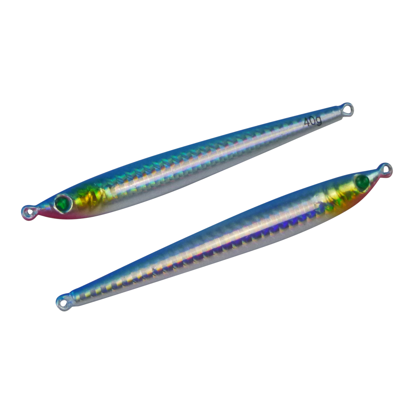 40g Pencil Jig Blue Flash 2 Pack - Finesse