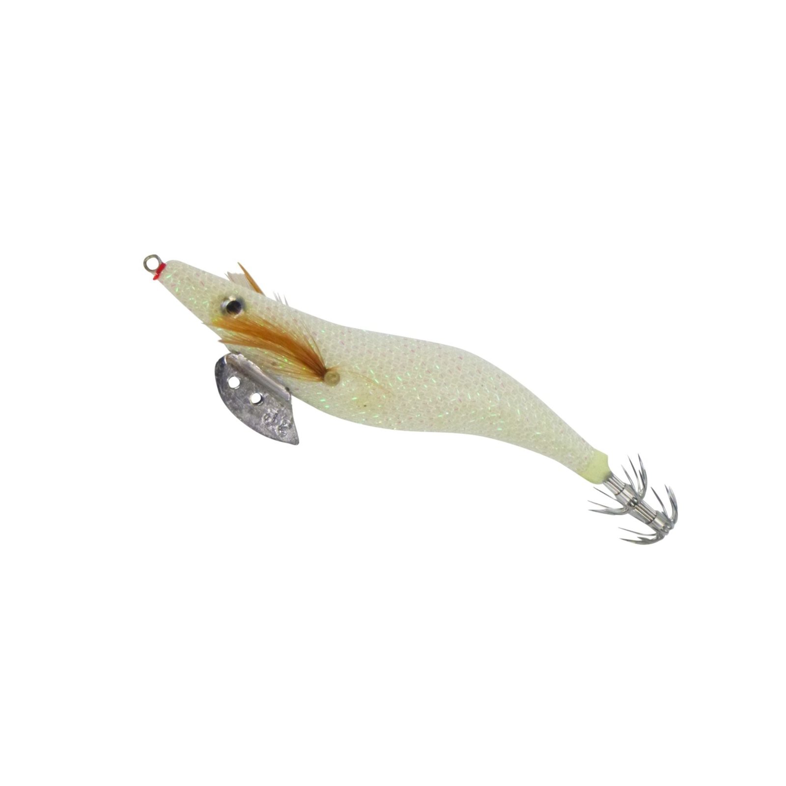 Squid Jig White Glow Size 2.5 – 2 Pack