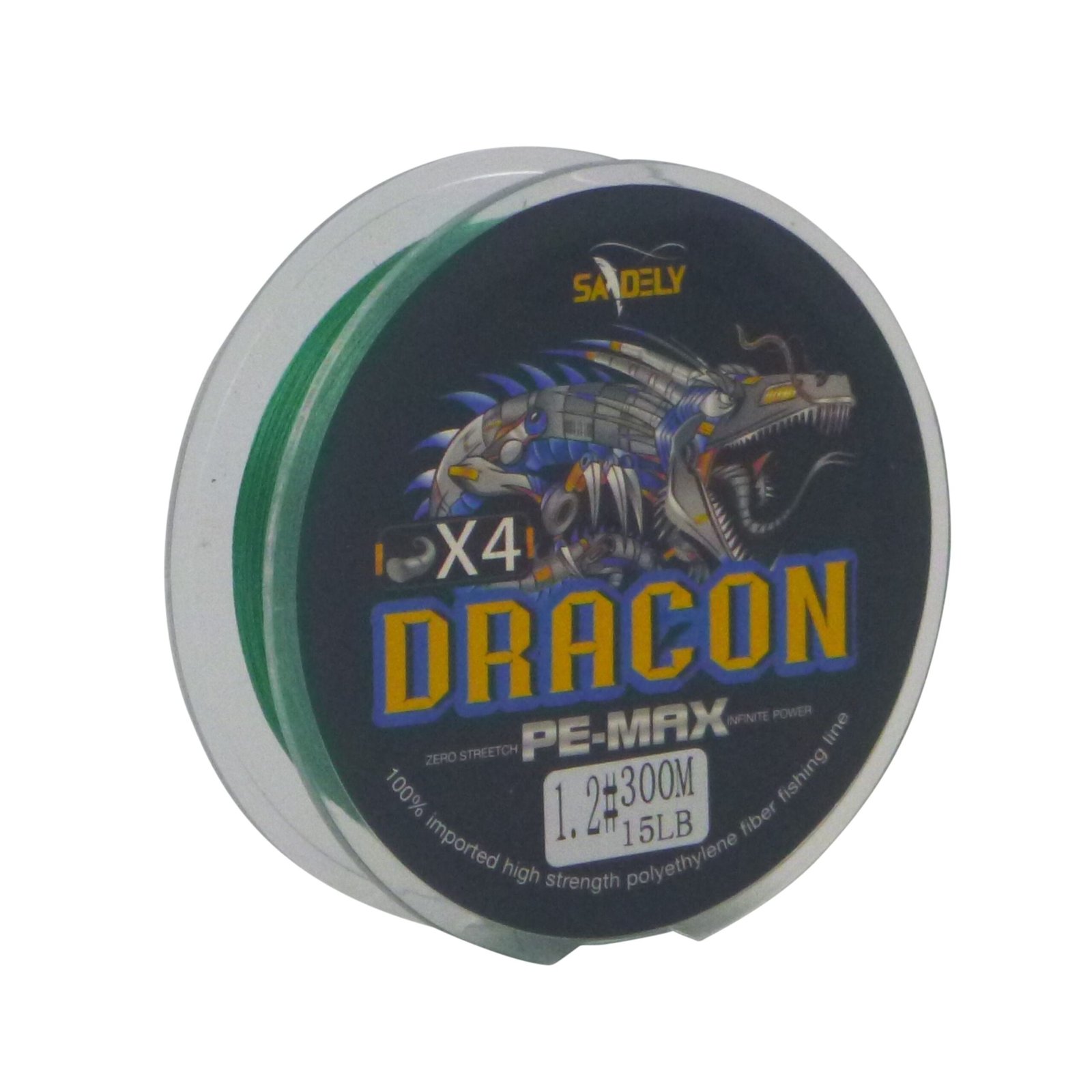 Samdely Dracon X4 Braid – Dark Green #0.6 8lb 300m
