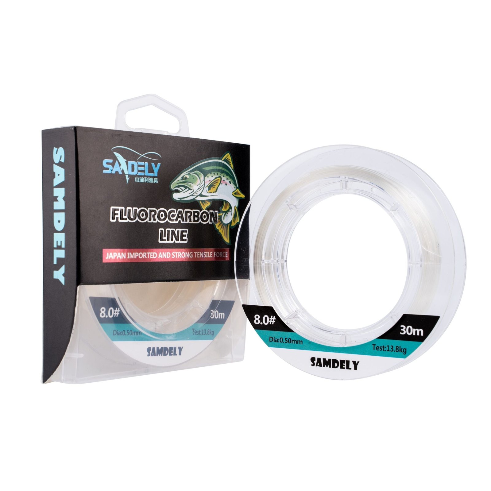 Samdely Fluorocarbon Leader #7 25lb 30m Spool