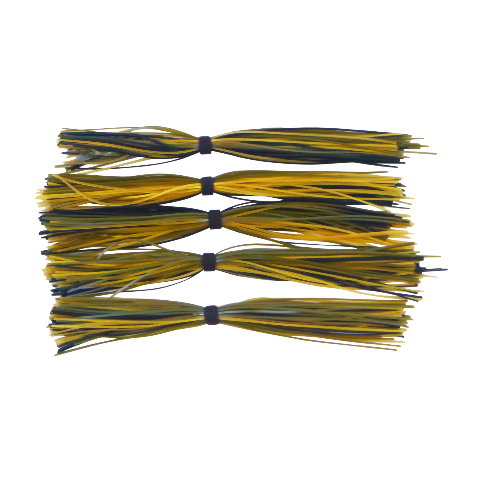 Camo Green Chatterbait Lure Skirts 5 Pack - Dekoi