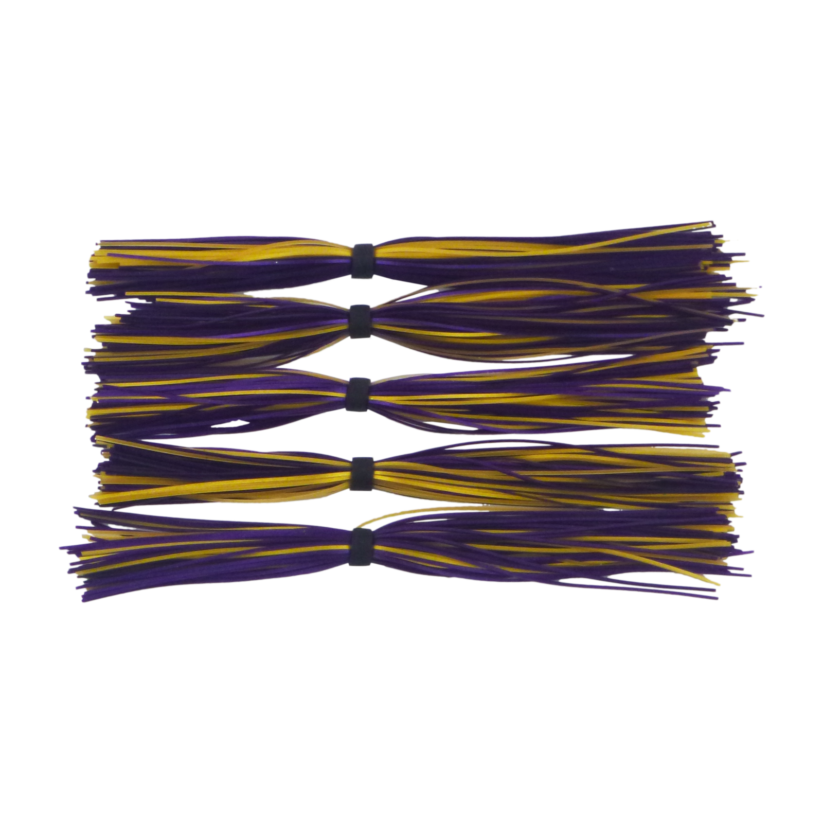 Dekoi Chatterbait Skirts – Purple/Gold 5 Pack