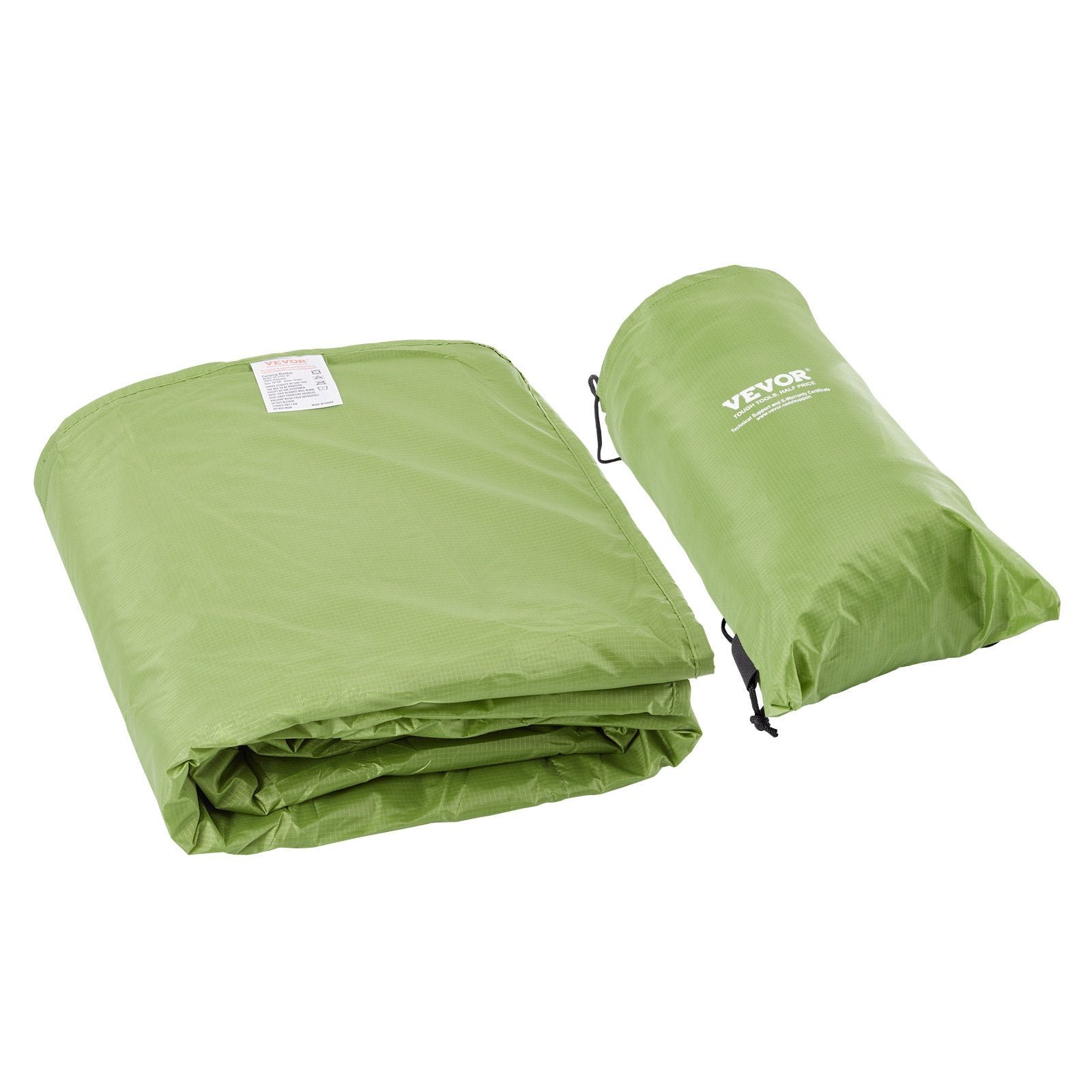 VEVOR Wearable Camping Blanket 2m x 1.5m - Army Green