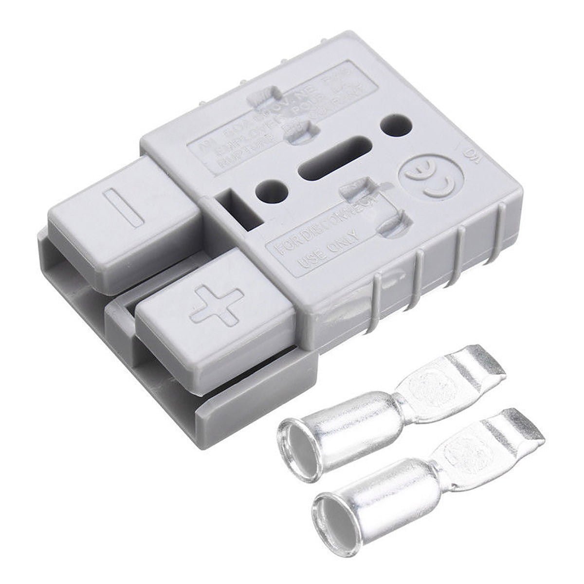 20 Pack 50A Anderson Style Plugs - Grey